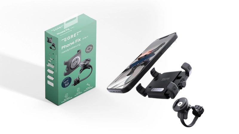 phonefix - fahrrad handyhalterung zum befestigen am lenker Phone Fix Handyhalterung – Trittbrett Helden
