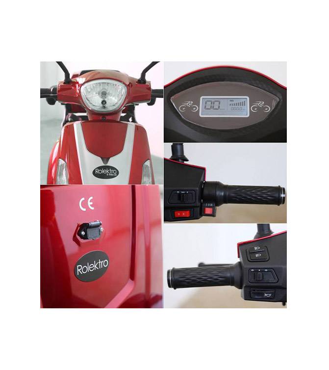 Rolektro E-Trike 3-Rad 25Km/h mit Topcase