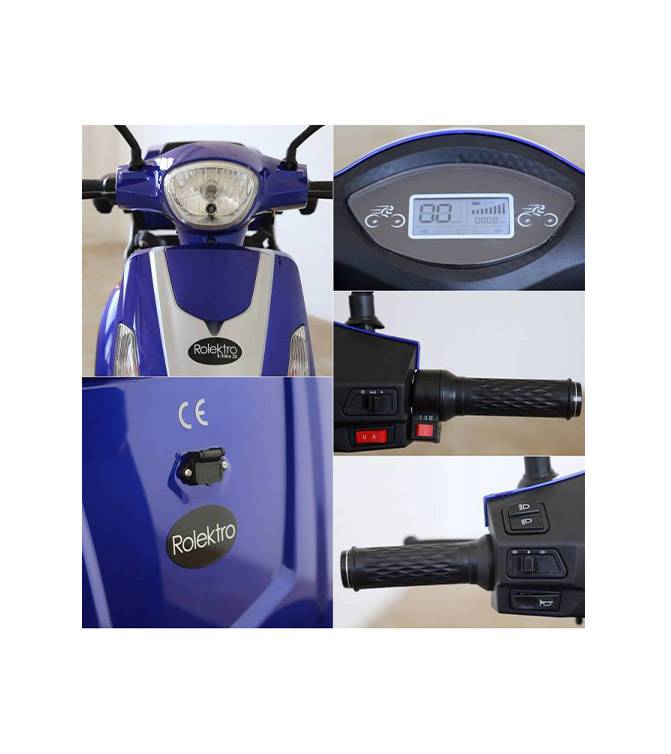 Rolektro E-Trike 3-Rad 25Km/h mit Topcase