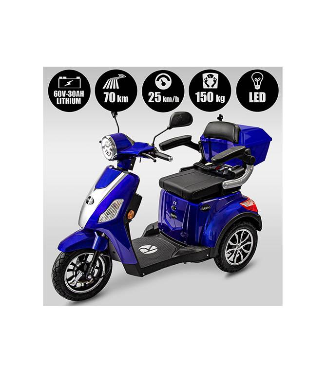 Rolektro, E-Trike 25 V.3 Lithium, 60-30AH Akku, 1000 Watt