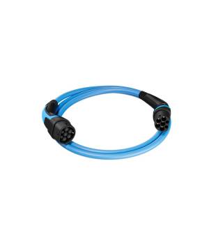 go-e Typ 2 Kabel blau (bis 22 kW) 2,5 m / 5 m / 7,5 m