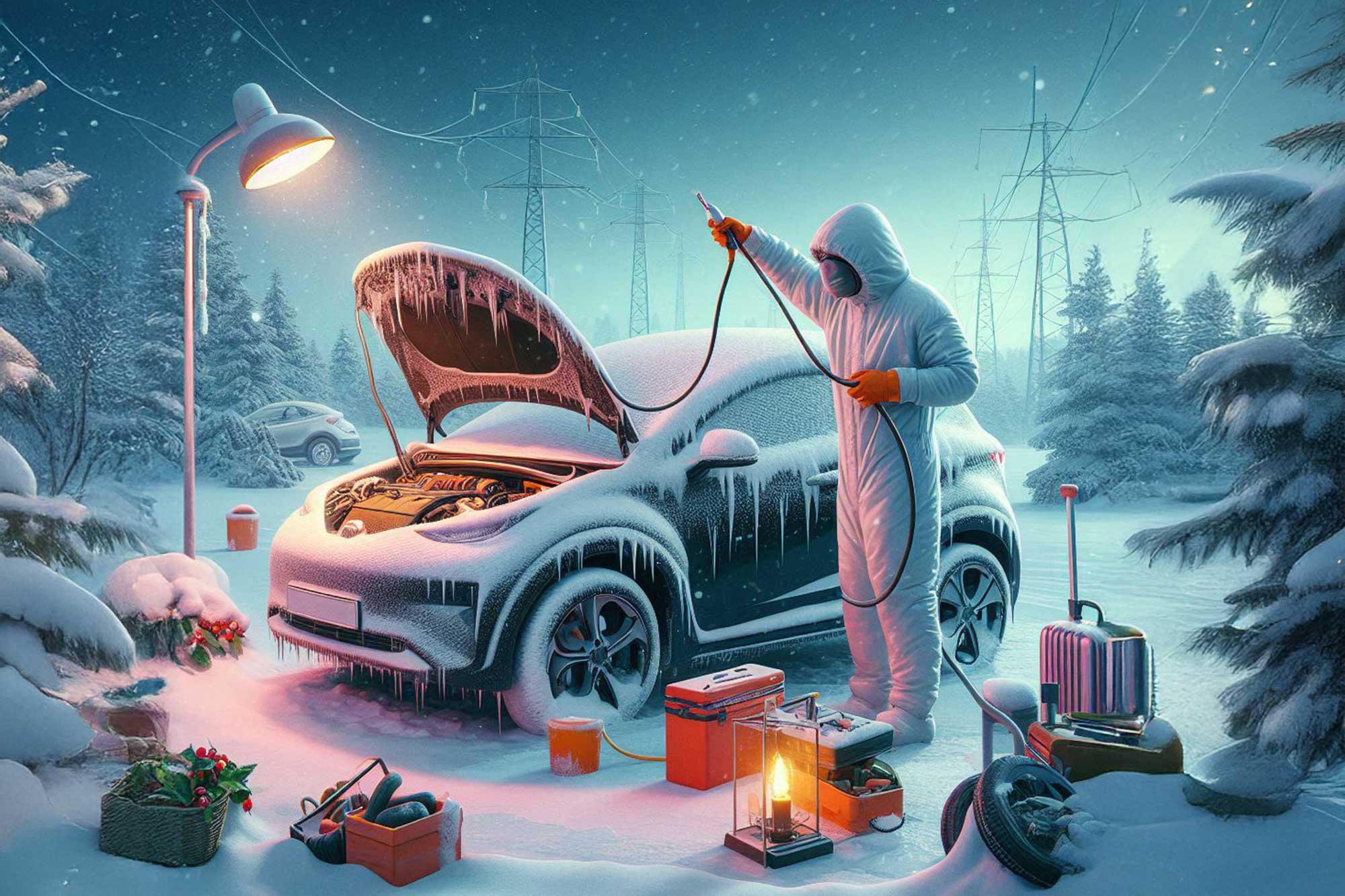 Wie man E-Fahrzeuge während langer Standzeiten im Winter richtig pflegt