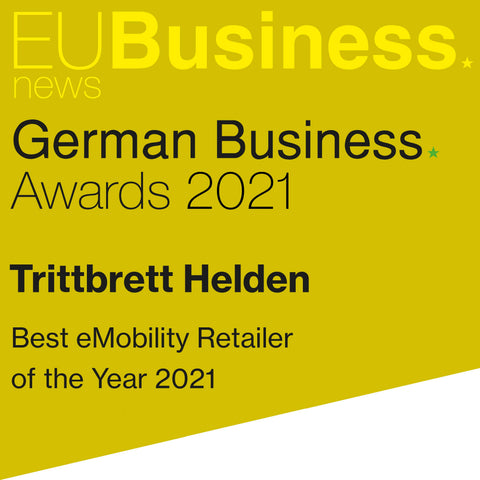 Trittbrett Helden ist bester Fachhandel für E-Mobilität 2021