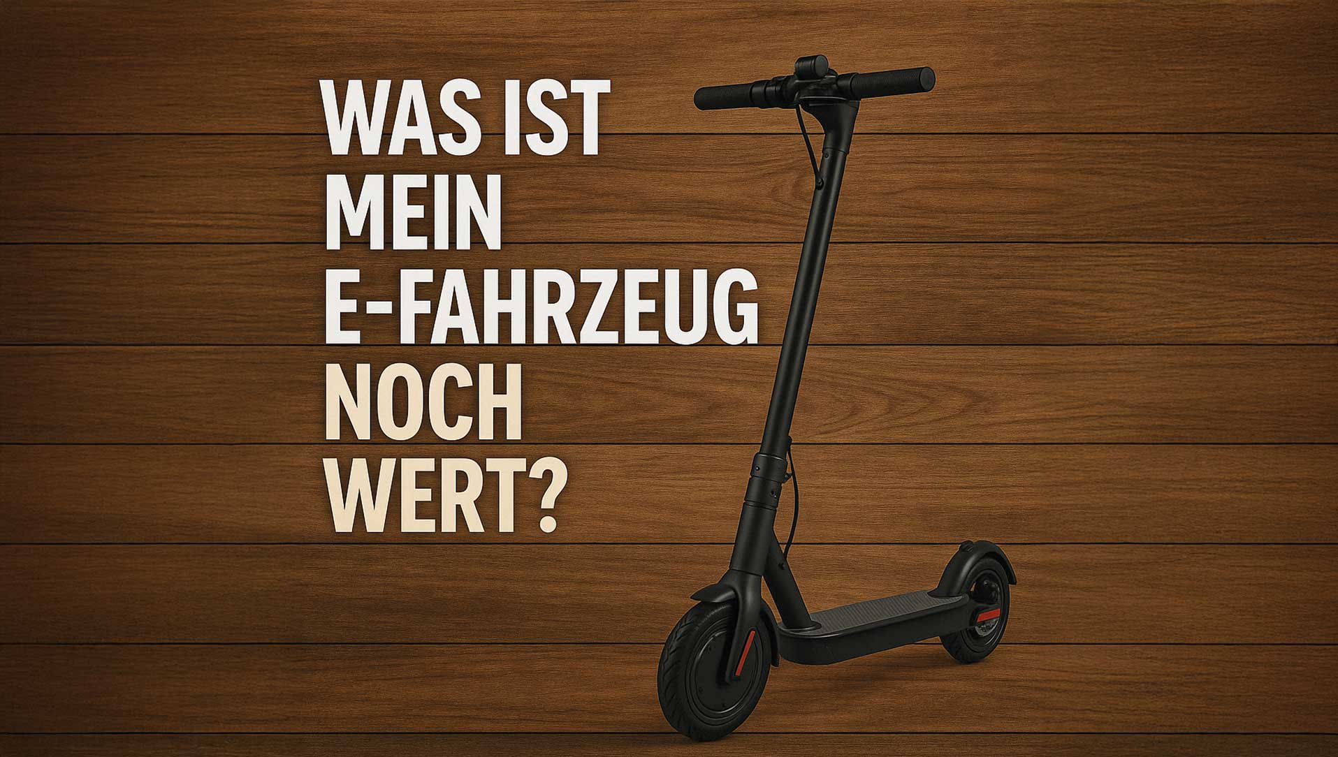 🚀 Was ist mein E-Fahrzeug noch wert? Der große Restwert-Guide für E-Scooter, E-Roller & Co.