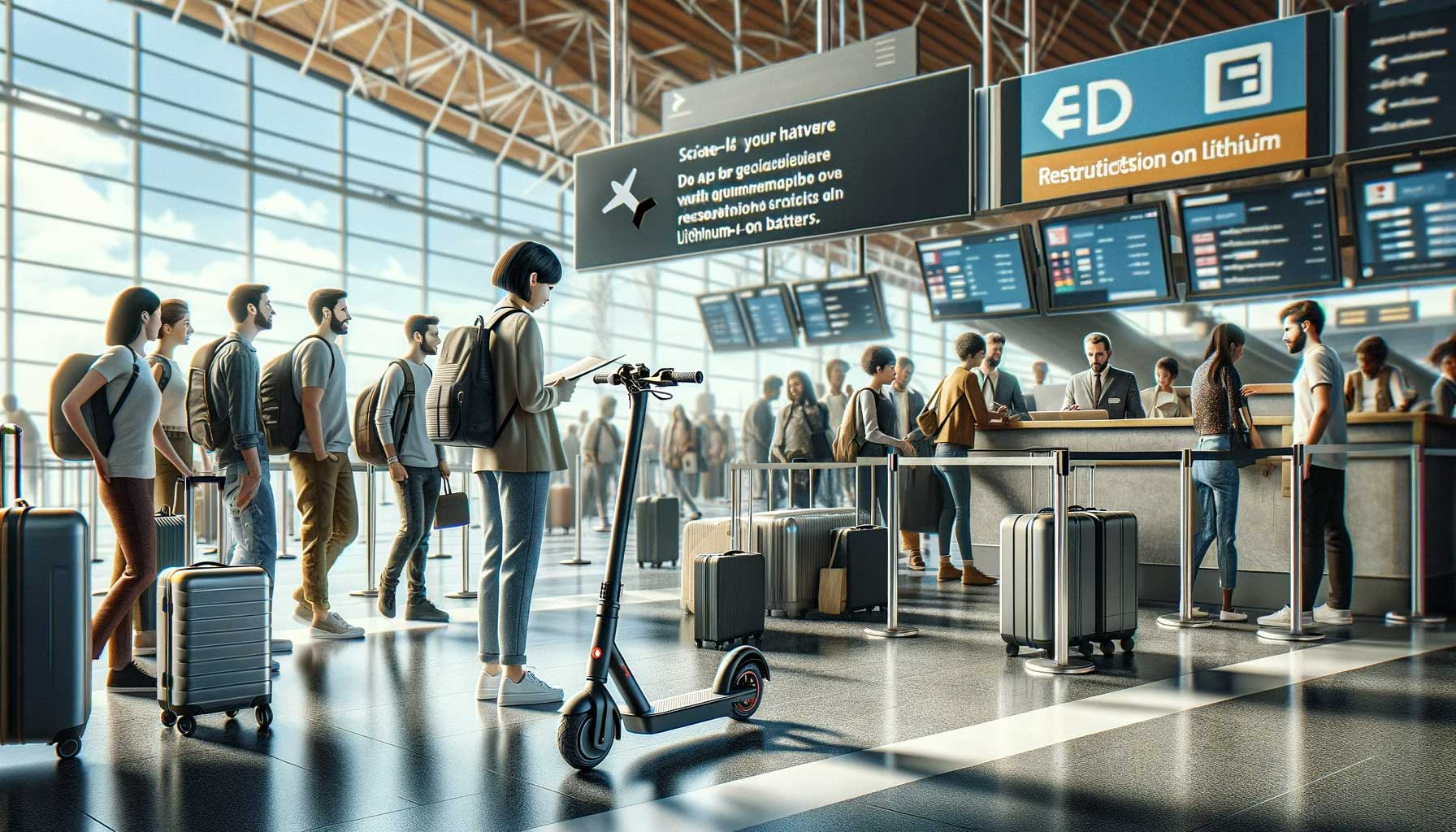 Flughafen-Check: E-Scooter im Gepäck – Was geht und was nicht?
