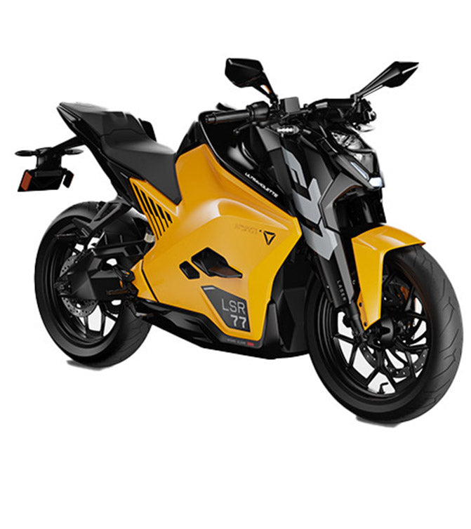 Ultraviolette F77 MACH 2: High-Performance Elektromotorrad Gelb