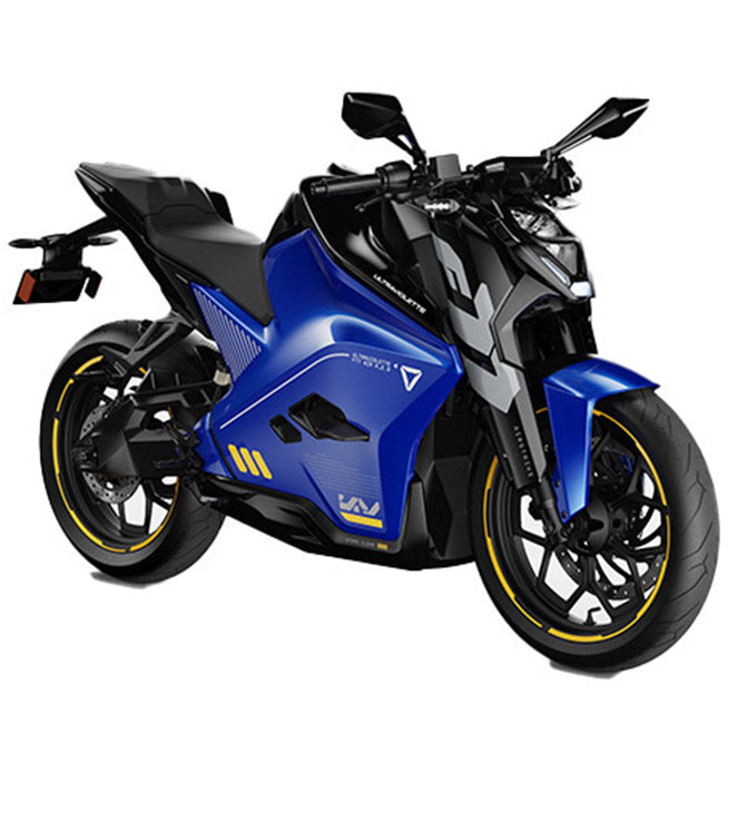 Ultraviolette F77 MACH 2: High-Performance Elektromotorrad Blau
