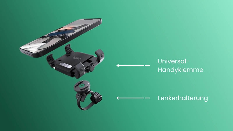 phonefix - fahrrad handyhalterung zum befestigen am lenker Phone Fix Handyhalterung – Trittbrett Helden