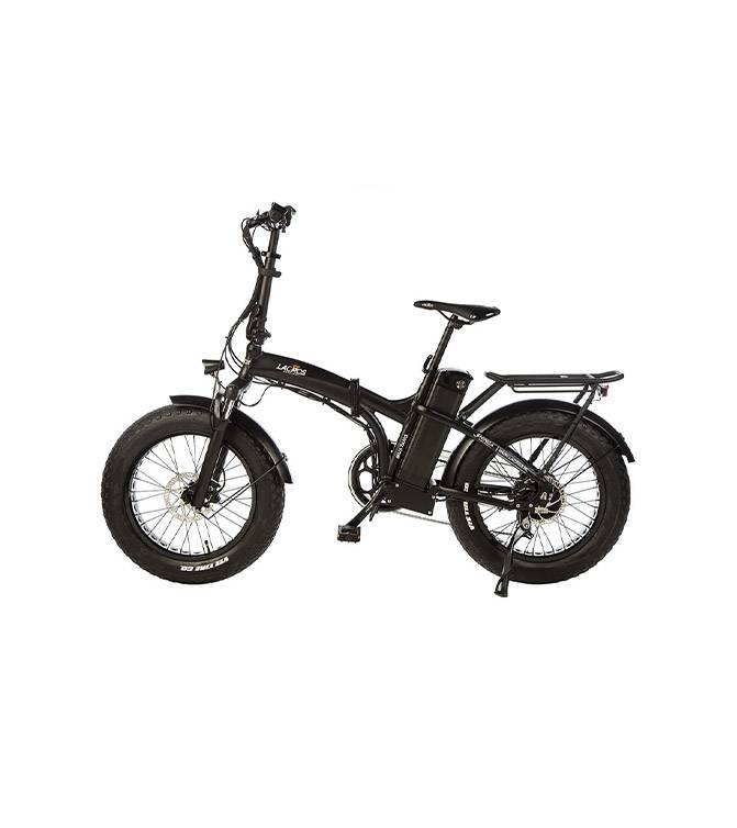 Lacros Mustang M250 Elektrisches Faltrad Fat Bike 2024 Matt Schwarz