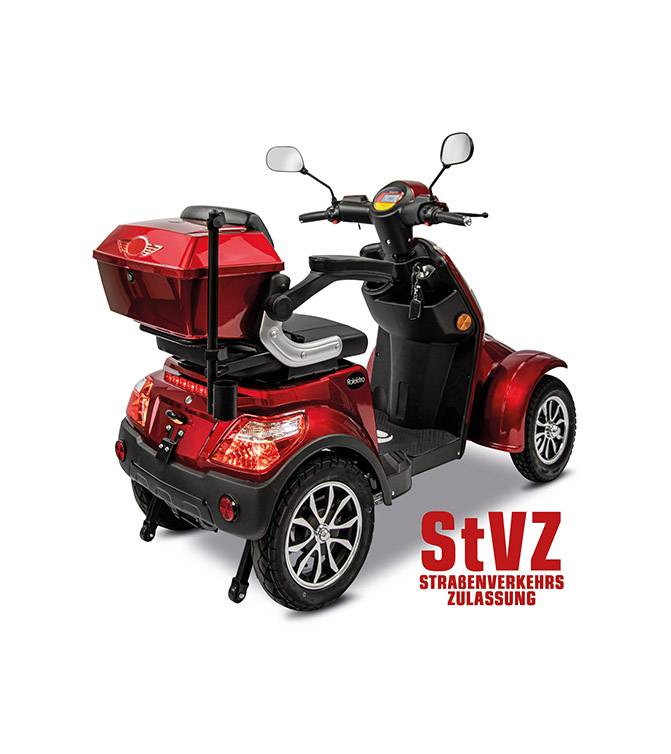 Rolektro, E-Quad 15 V.3 Lithium, Rot, 60V-30Ah Akku, 1000 Watt