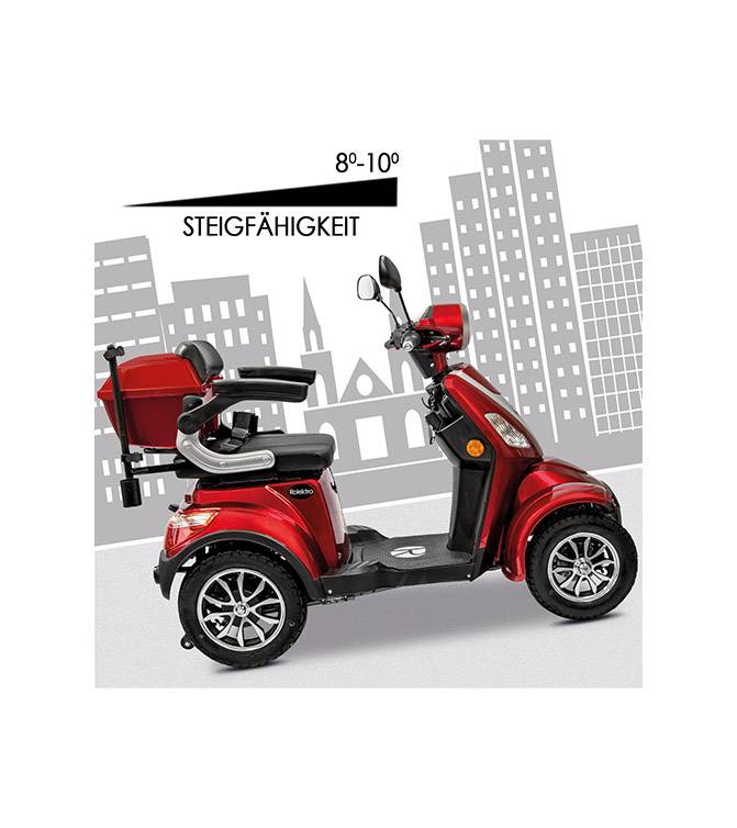 Rolektro, E-Quad 15 V.3 Lithium, Rot, 60V-30Ah Akku, 1000 Watt