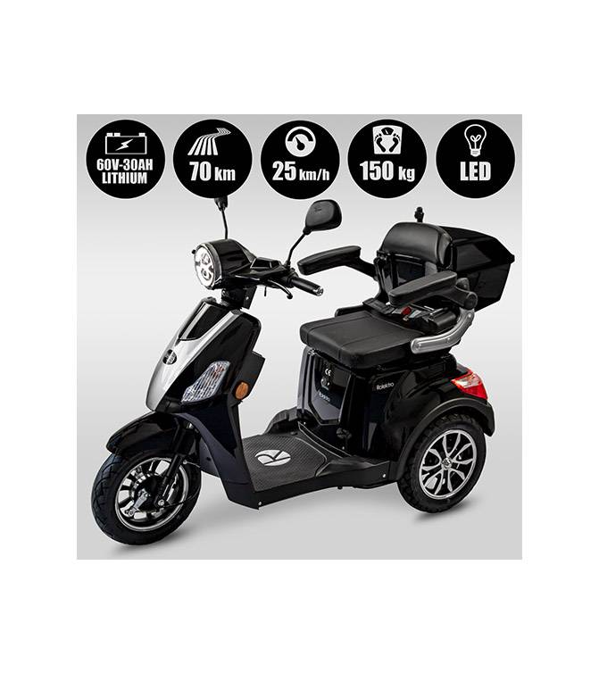 Rolektro, E-Trike 25 V.3 Lithium, 60-30AH Akku, 1000 Watt