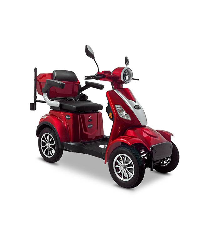 Rolektro Elektroroller E-Quad 25 V.3 Lithium, 60V-30Ah Akku, 1000 Watt Rot