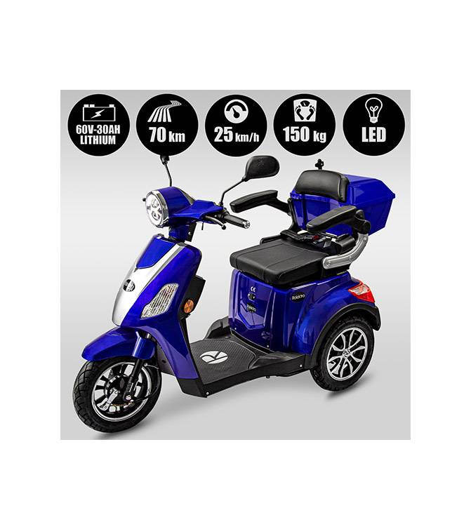Rolektro, E-Trike 25 V.3 Lithium, 60-30AH Akku, 1000 Watt