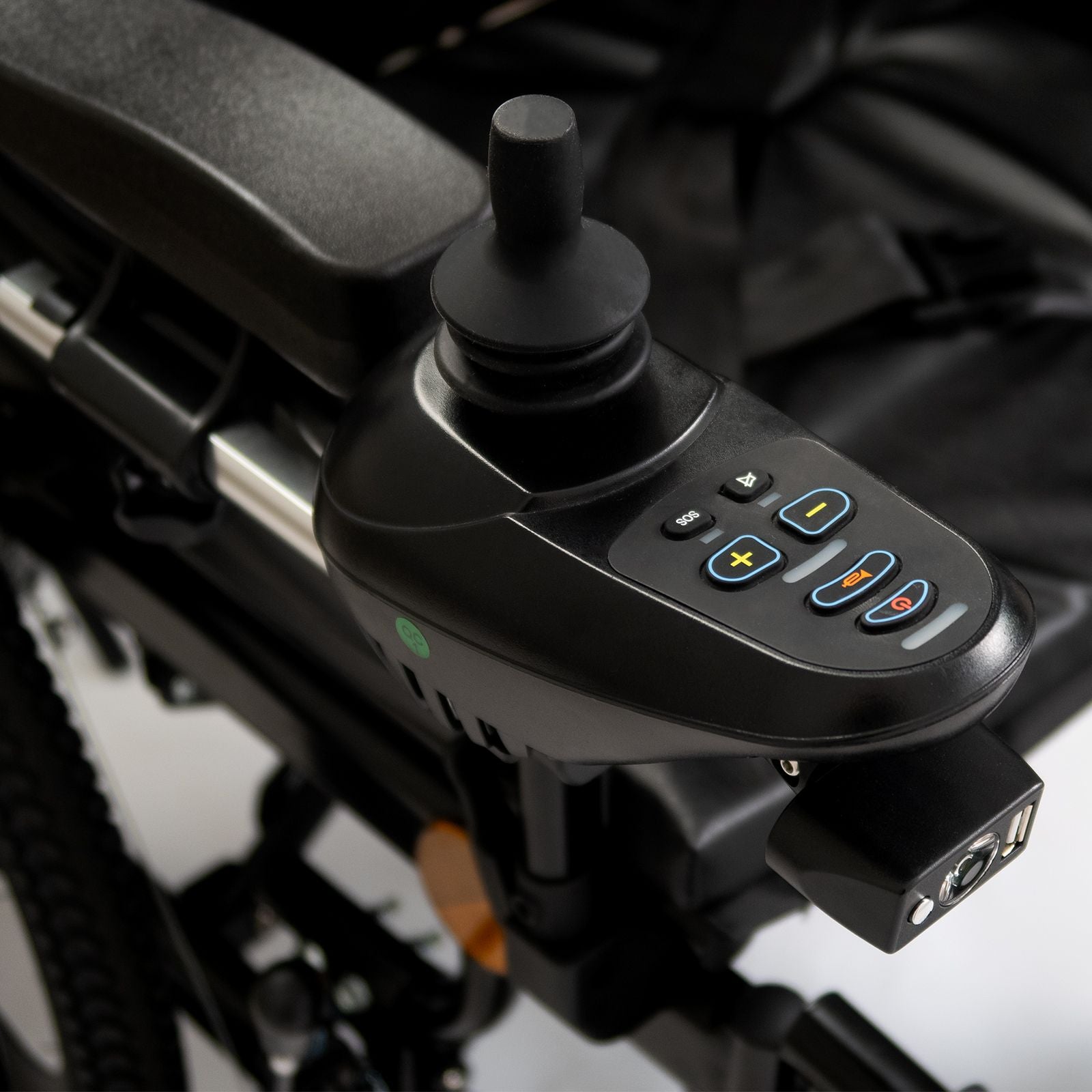 Rolektro E-Rollstuhl ERS-6 Li, Schwarz, 6km/h