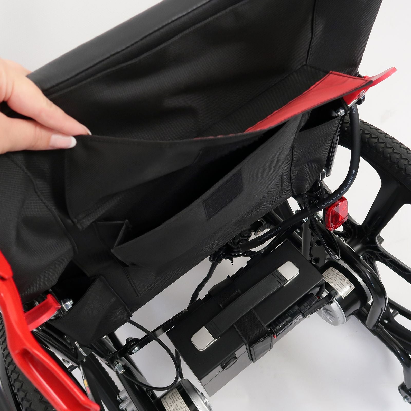Rolektro E-Rollstuhl ERS-6 Li, Schwarz, 6km/h